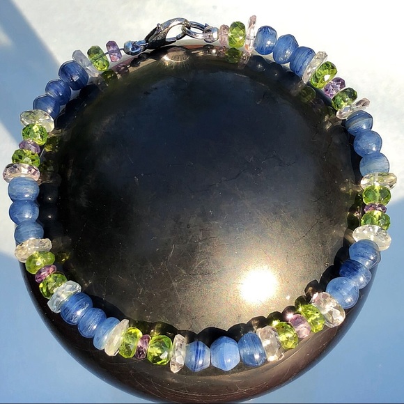 NEW! Stunning Multi-Gemstone Bracelet! - Picture 2 of 6